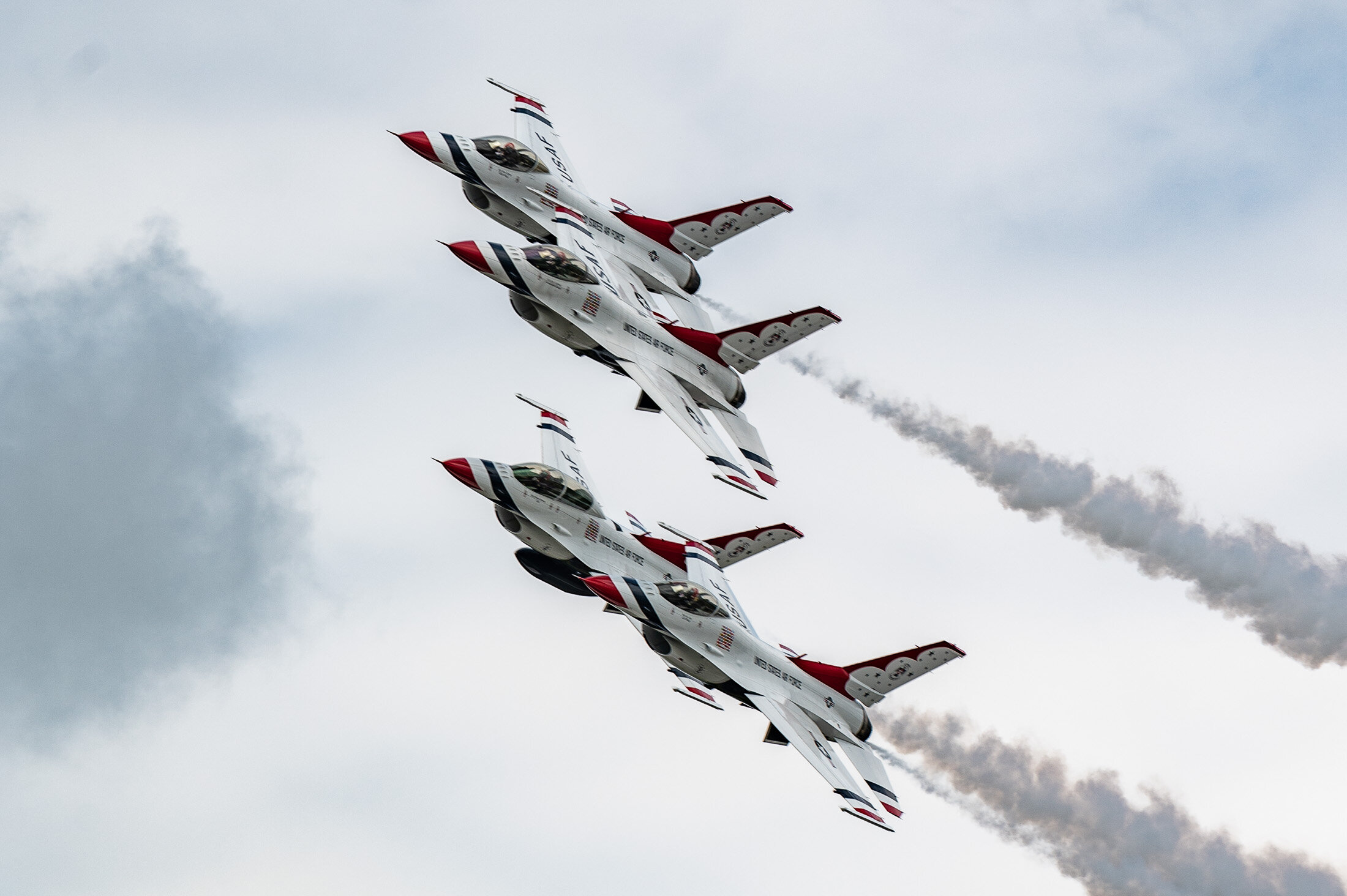 U.S. Air Force Thunderbirds At The Dayton Air Show