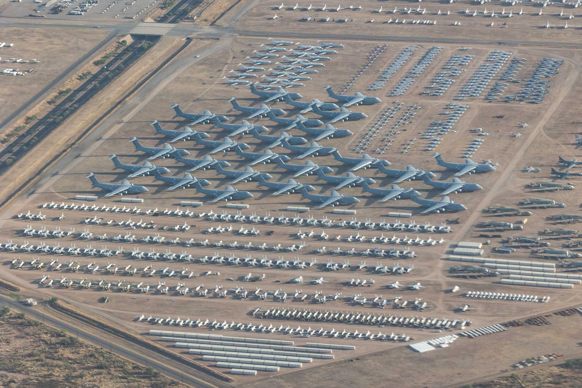 Airplane Boneyard Aerial Photos Tucson Arizona