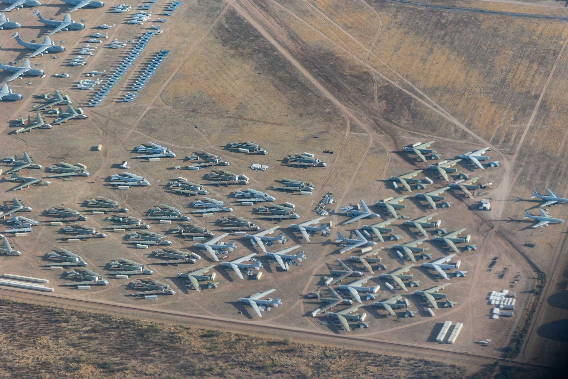 Airplane Boneyard Aerial Photos Tucson Arizona