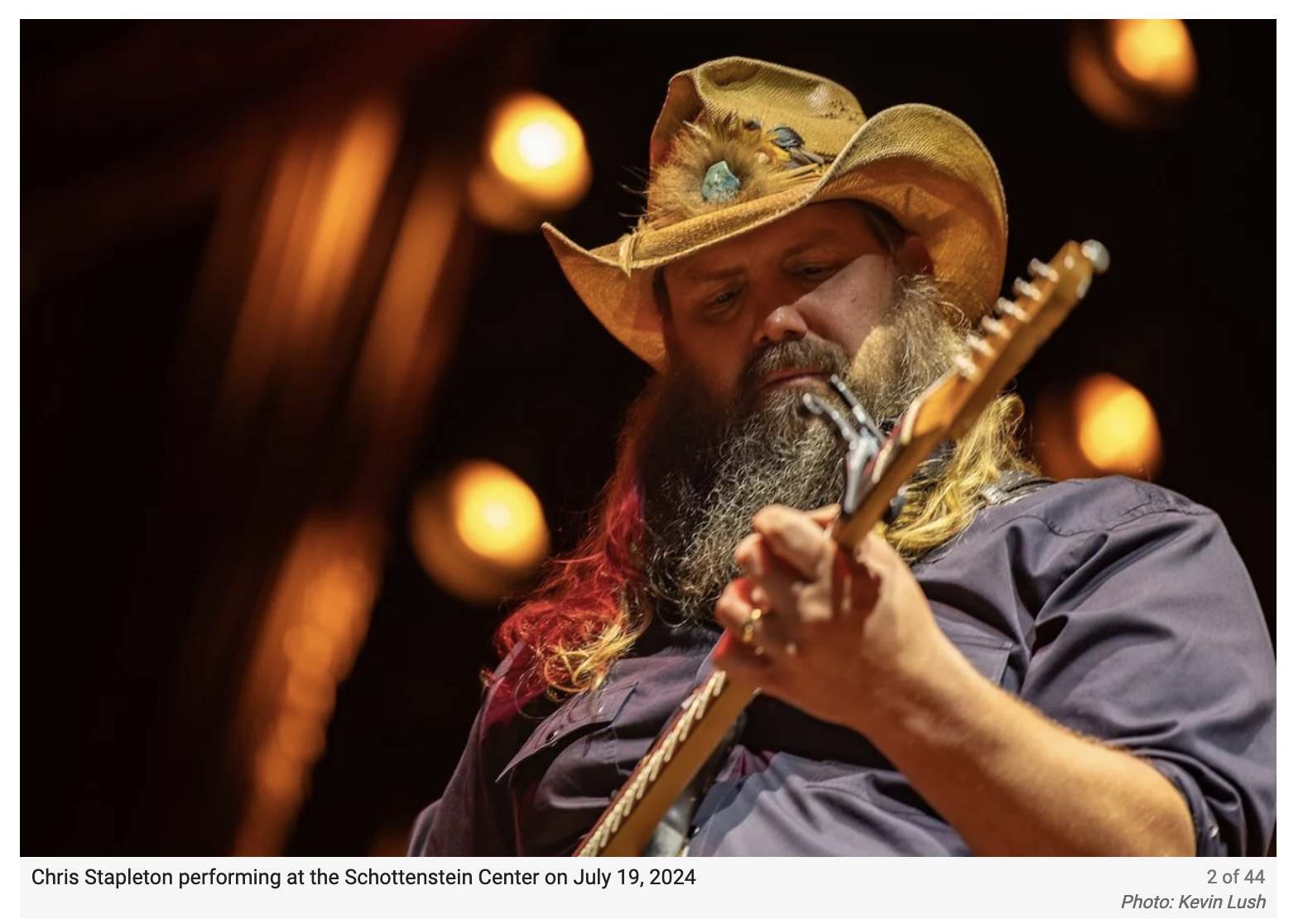 Chris Stapleton In Concert At The Schottenstein Center 2024